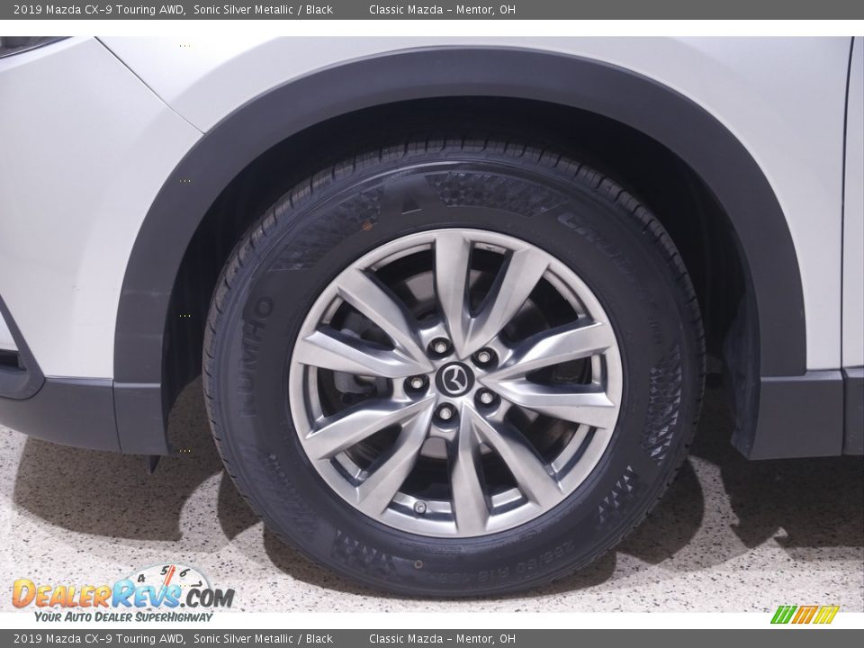 2019 Mazda CX-9 Touring AWD Sonic Silver Metallic / Black Photo #22