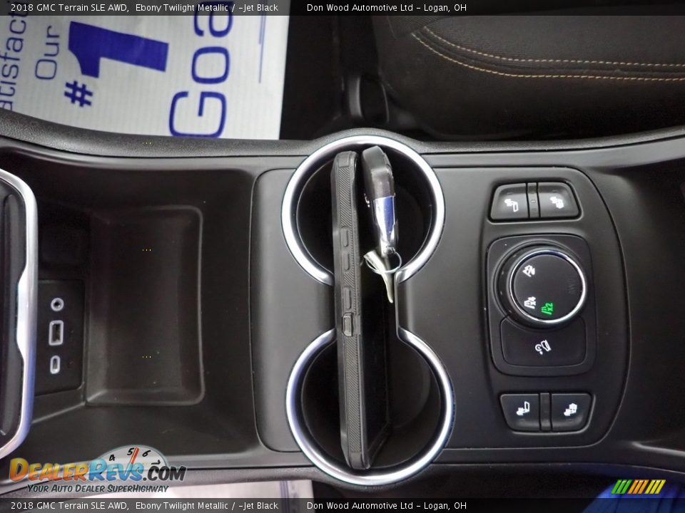 2018 GMC Terrain SLE AWD Ebony Twilight Metallic / ­Jet Black Photo #21