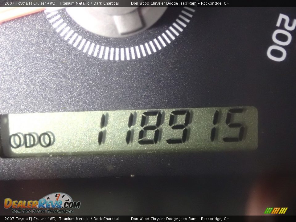 2007 Toyota FJ Cruiser 4WD Titanium Metallic / Dark Charcoal Photo #31