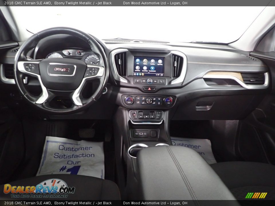 2018 GMC Terrain SLE AWD Ebony Twilight Metallic / ­Jet Black Photo #25