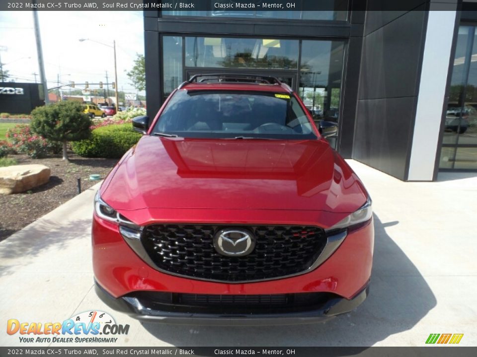 2022 Mazda CX-5 Turbo AWD Soul Red Crystal Metallic / Black Photo #2
