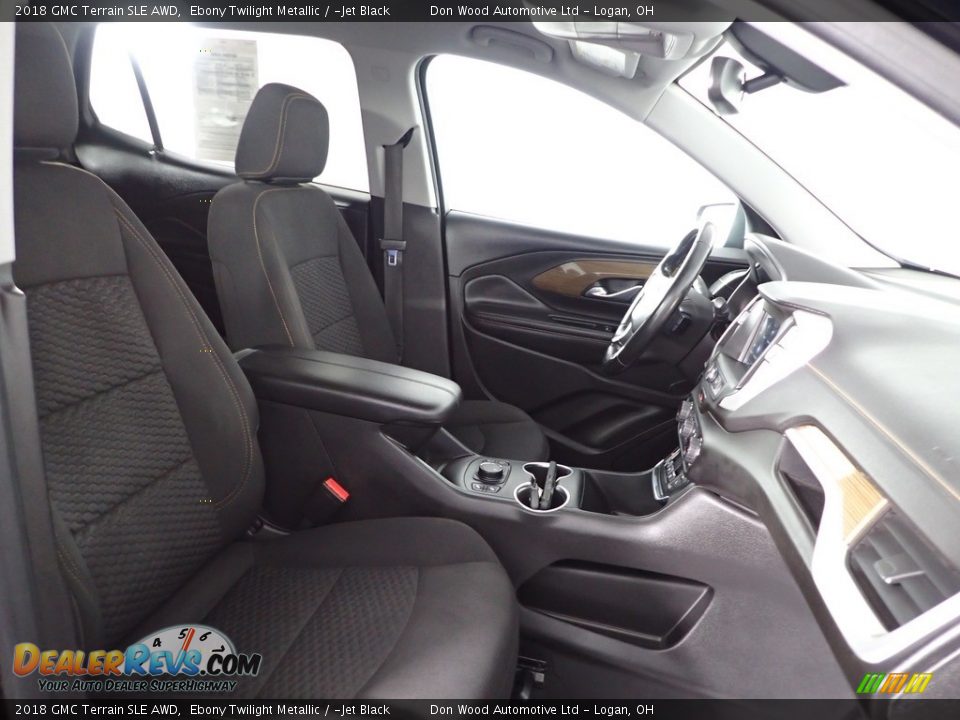 2018 GMC Terrain SLE AWD Ebony Twilight Metallic / ­Jet Black Photo #27