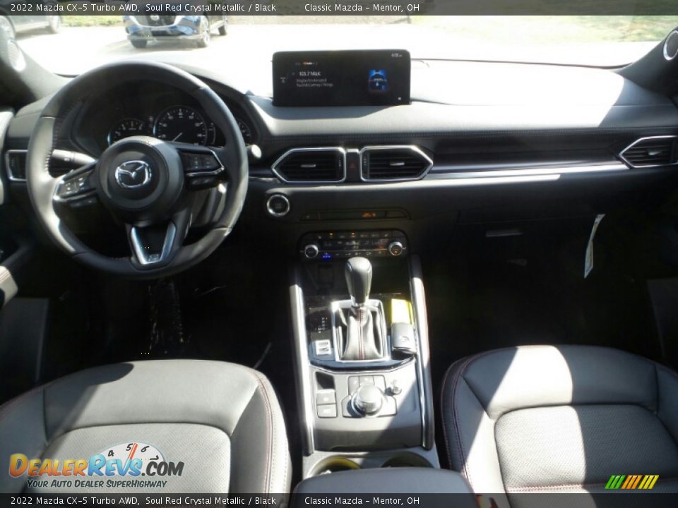 2022 Mazda CX-5 Turbo AWD Soul Red Crystal Metallic / Black Photo #3