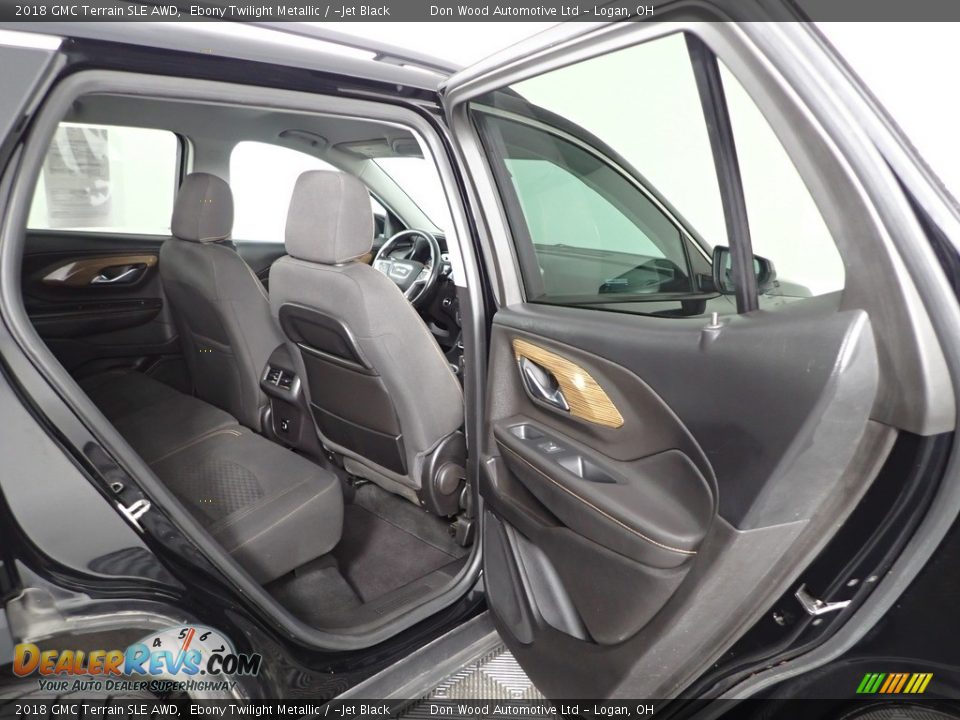 2018 GMC Terrain SLE AWD Ebony Twilight Metallic / ­Jet Black Photo #28