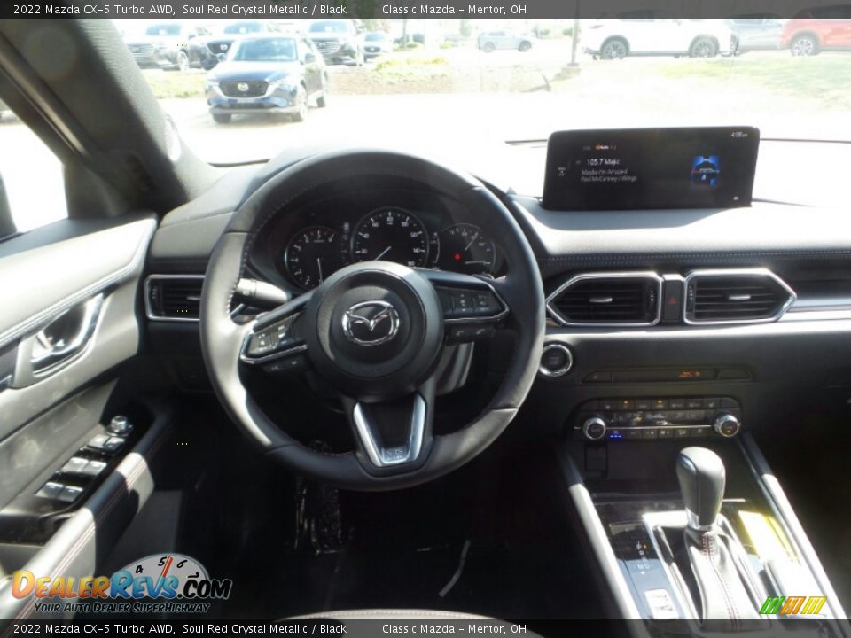 2022 Mazda CX-5 Turbo AWD Soul Red Crystal Metallic / Black Photo #4