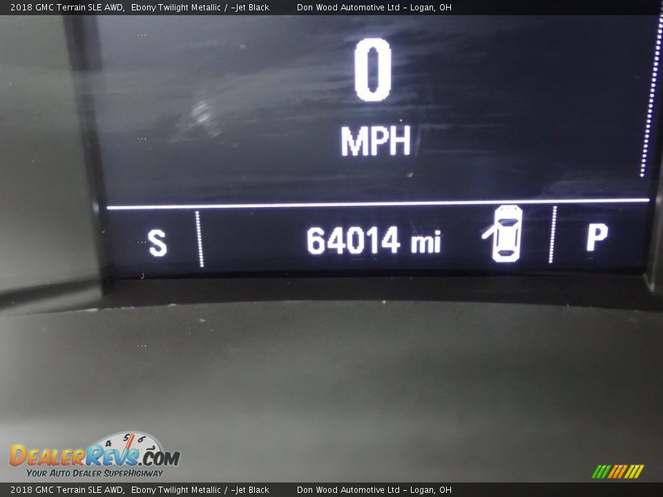 2018 GMC Terrain SLE AWD Ebony Twilight Metallic / ­Jet Black Photo #31