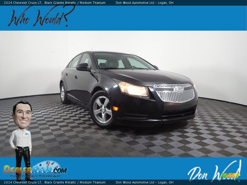 2014 Chevrolet Cruze LT Black Granite Metallic / Medium Titanium Photo #1