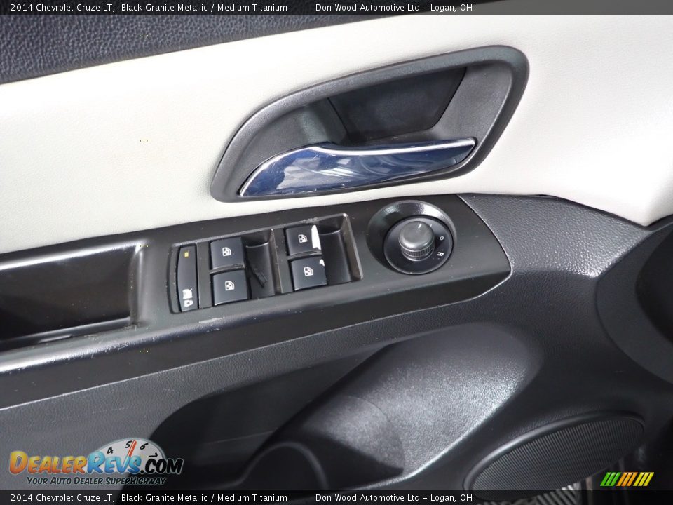 2014 Chevrolet Cruze LT Black Granite Metallic / Medium Titanium Photo #13