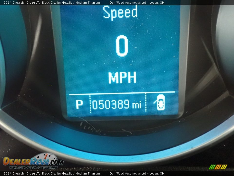 2014 Chevrolet Cruze LT Black Granite Metallic / Medium Titanium Photo #19