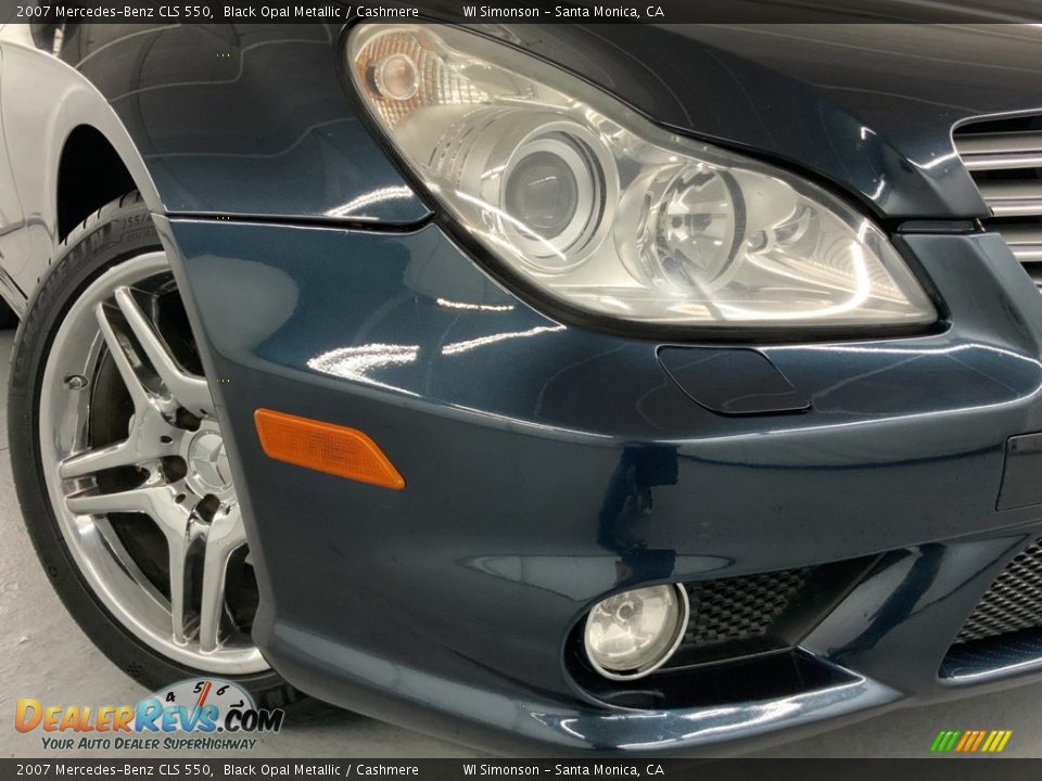 2007 Mercedes-Benz CLS 550 Black Opal Metallic / Cashmere Photo #3