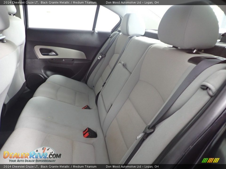 2014 Chevrolet Cruze LT Black Granite Metallic / Medium Titanium Photo #25