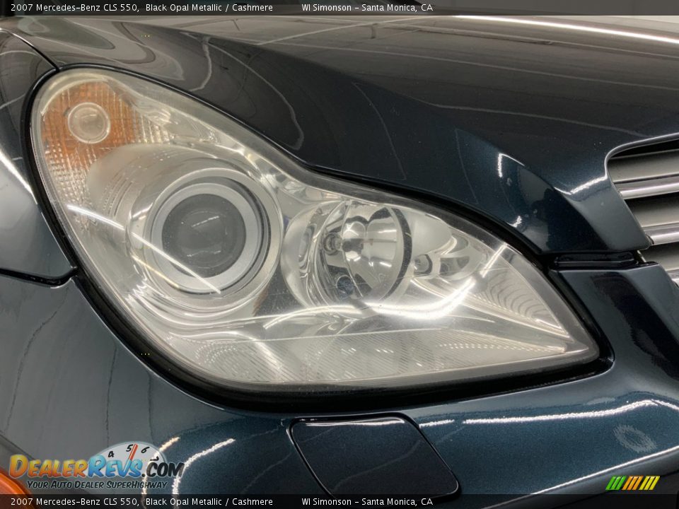 2007 Mercedes-Benz CLS 550 Black Opal Metallic / Cashmere Photo #4