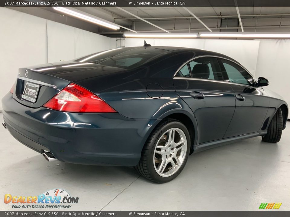 2007 Mercedes-Benz CLS 550 Black Opal Metallic / Cashmere Photo #5