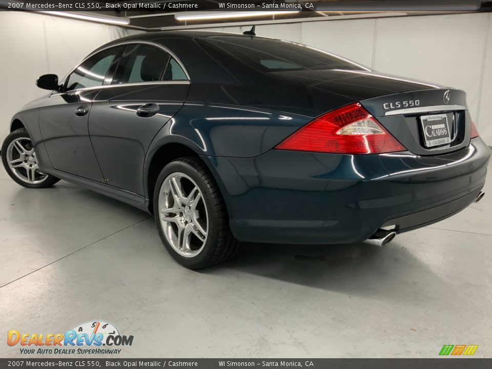 2007 Mercedes-Benz CLS 550 Black Opal Metallic / Cashmere Photo #13