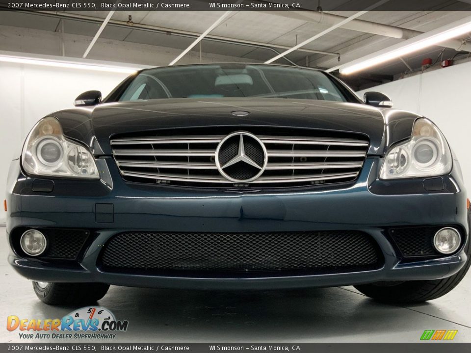 2007 Mercedes-Benz CLS 550 Black Opal Metallic / Cashmere Photo #16