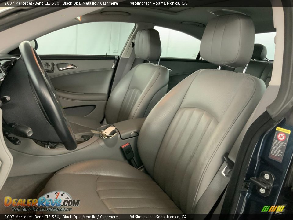 2007 Mercedes-Benz CLS 550 Black Opal Metallic / Cashmere Photo #22
