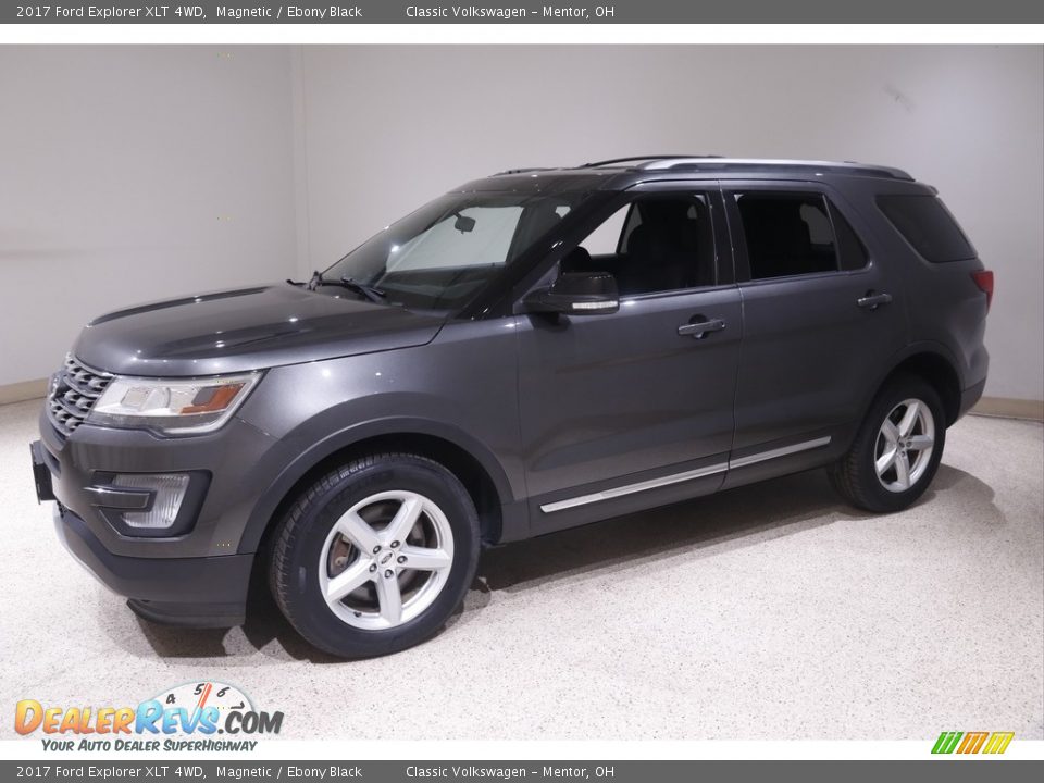 2017 Ford Explorer XLT 4WD Magnetic / Ebony Black Photo #3