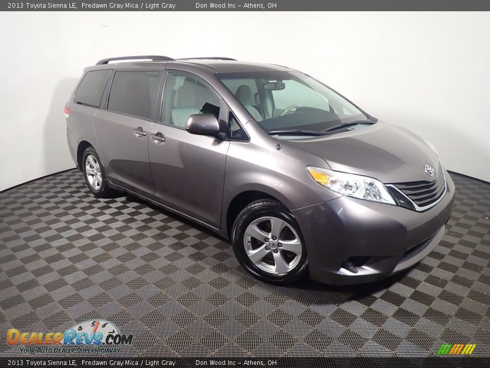 2013 Toyota Sienna LE Predawn Gray Mica / Light Gray Photo #3
