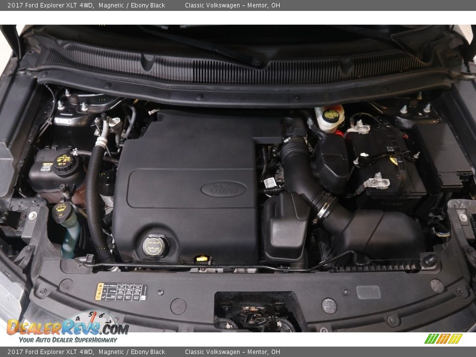 2017 Ford Explorer XLT 4WD Magnetic / Ebony Black Photo #21