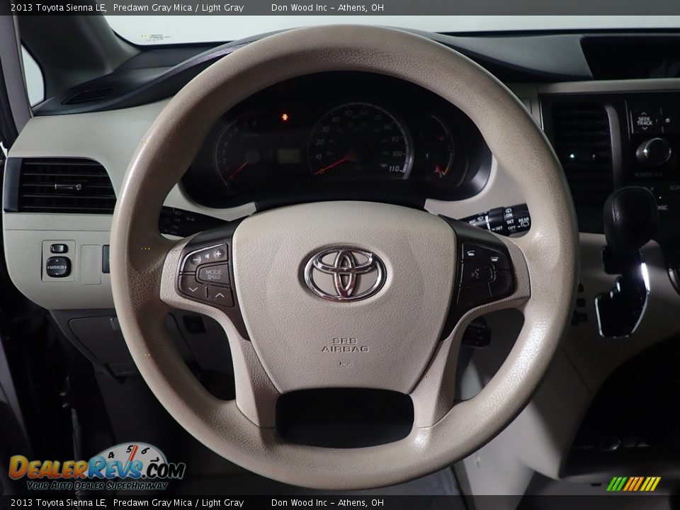 2013 Toyota Sienna LE Predawn Gray Mica / Light Gray Photo #27