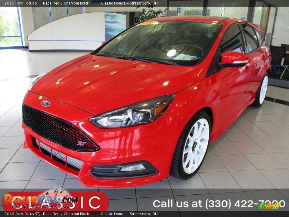 2016 Ford Focus ST Race Red / Charcoal Black Photo #1