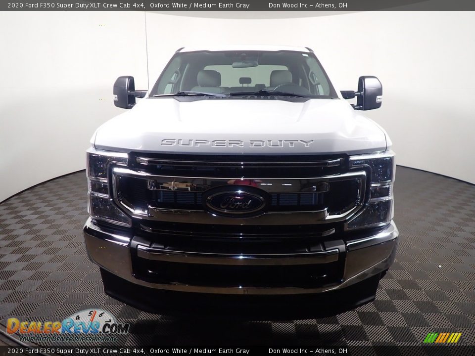 2020 Ford F350 Super Duty XLT Crew Cab 4x4 Oxford White / Medium Earth Gray Photo #5