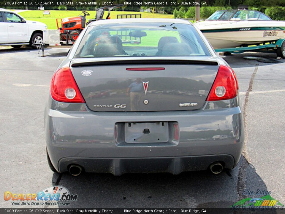 2009 Pontiac G6 GXP Sedan Dark Steel Gray Metallic / Ebony Photo #4
