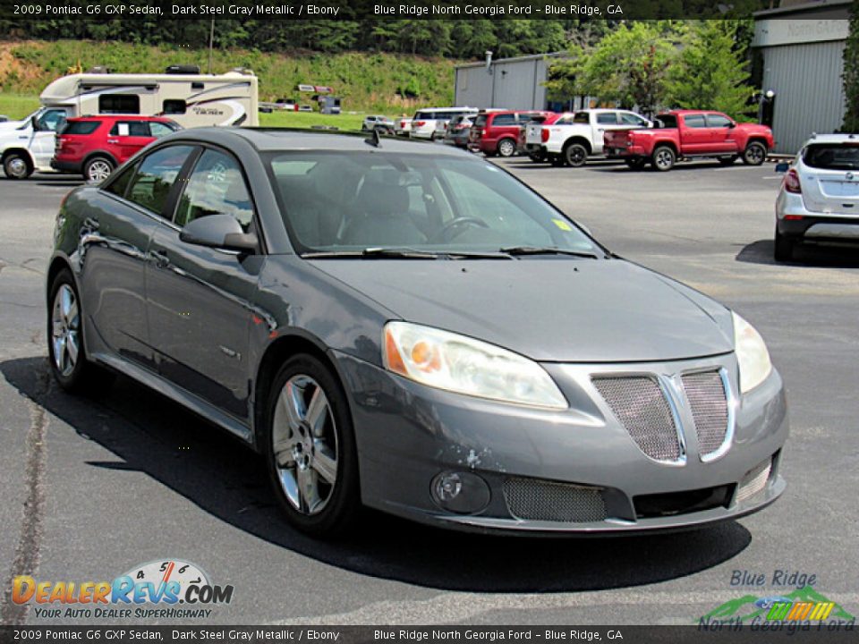 2009 Pontiac G6 GXP Sedan Dark Steel Gray Metallic / Ebony Photo #7