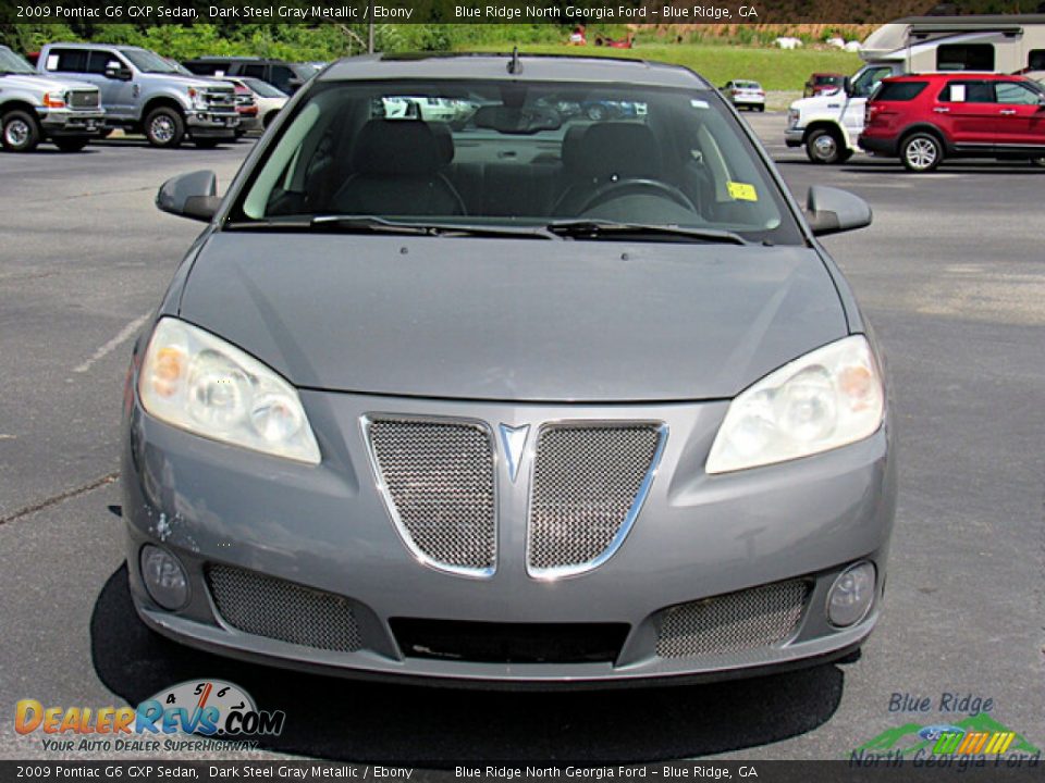 2009 Pontiac G6 GXP Sedan Dark Steel Gray Metallic / Ebony Photo #8