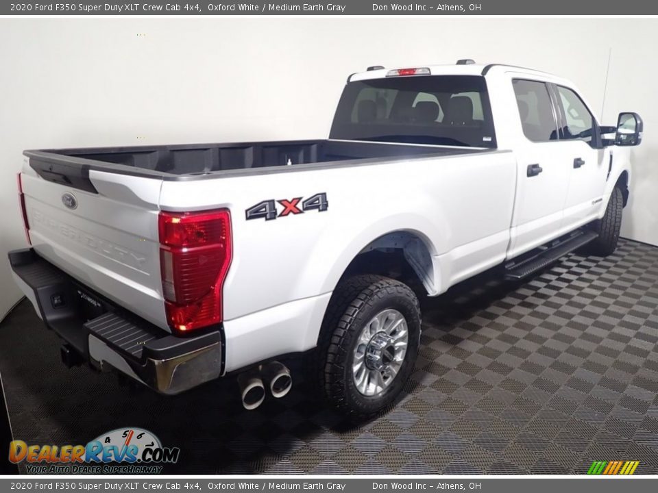 2020 Ford F350 Super Duty XLT Crew Cab 4x4 Oxford White / Medium Earth Gray Photo #13