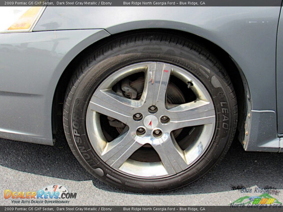2009 Pontiac G6 GXP Sedan Dark Steel Gray Metallic / Ebony Photo #9