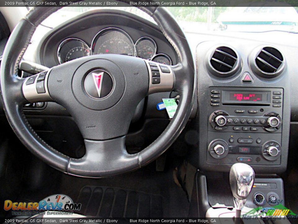 2009 Pontiac G6 GXP Sedan Dark Steel Gray Metallic / Ebony Photo #13