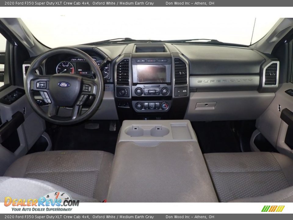 2020 Ford F350 Super Duty XLT Crew Cab 4x4 Oxford White / Medium Earth Gray Photo #20