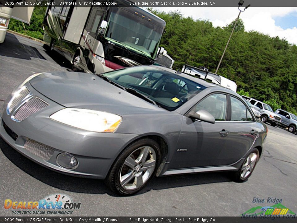 2009 Pontiac G6 GXP Sedan Dark Steel Gray Metallic / Ebony Photo #18