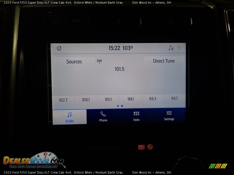 2020 Ford F350 Super Duty XLT Crew Cab 4x4 Oxford White / Medium Earth Gray Photo #22