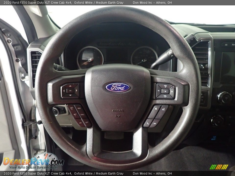 2020 Ford F350 Super Duty XLT Crew Cab 4x4 Oxford White / Medium Earth Gray Photo #23