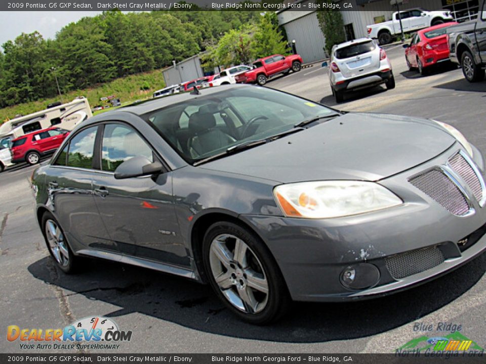 2009 Pontiac G6 GXP Sedan Dark Steel Gray Metallic / Ebony Photo #19
