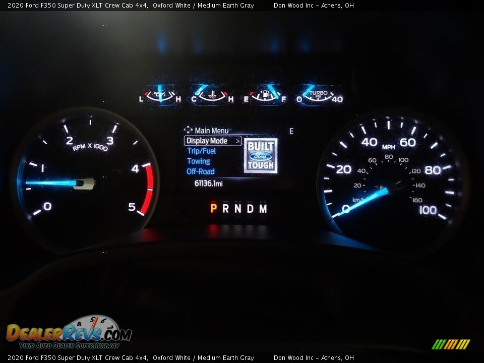 2020 Ford F350 Super Duty XLT Crew Cab 4x4 Oxford White / Medium Earth Gray Photo #24