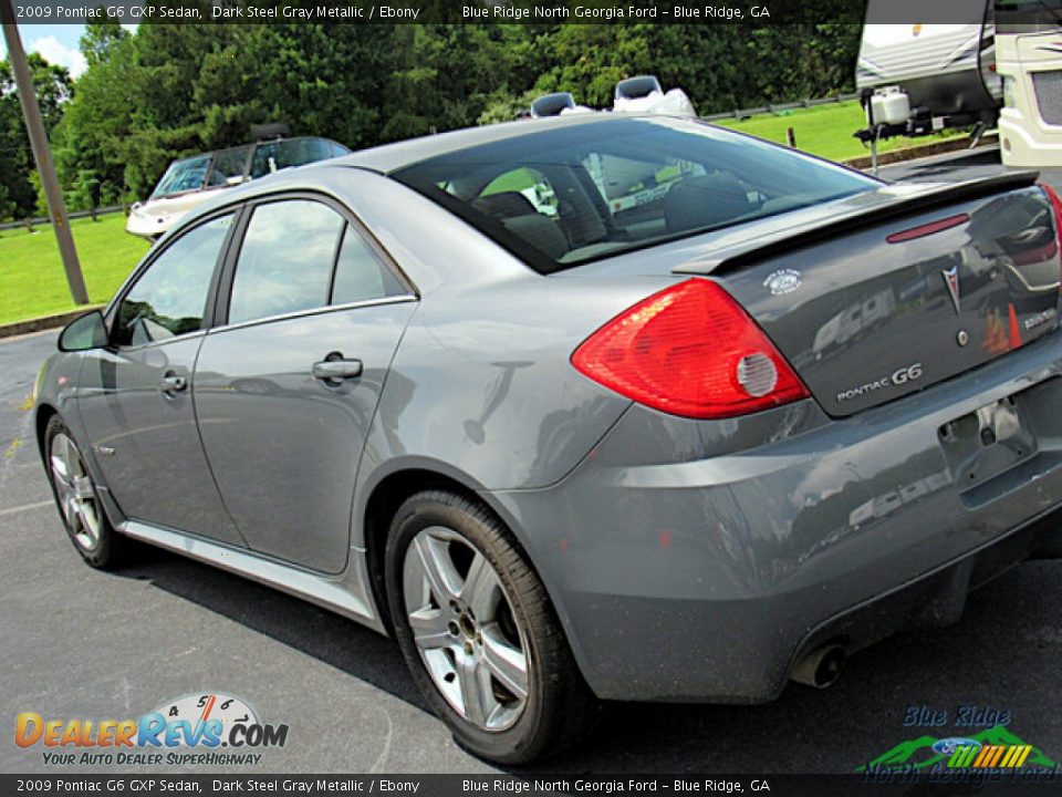 2009 Pontiac G6 GXP Sedan Dark Steel Gray Metallic / Ebony Photo #21