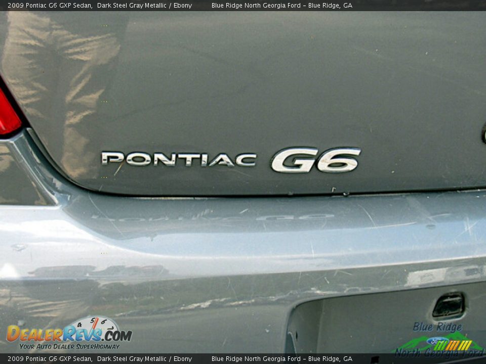 2009 Pontiac G6 GXP Sedan Dark Steel Gray Metallic / Ebony Photo #22