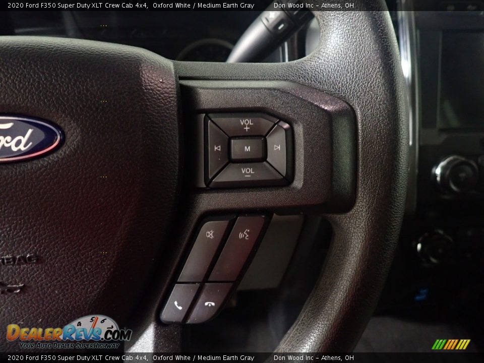 2020 Ford F350 Super Duty XLT Crew Cab 4x4 Oxford White / Medium Earth Gray Photo #26