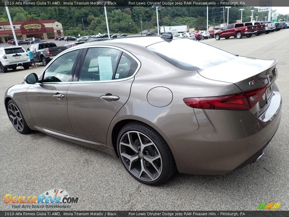 2019 Alfa Romeo Giulia Ti AWD Imola Titanium Metallic / Black Photo #3