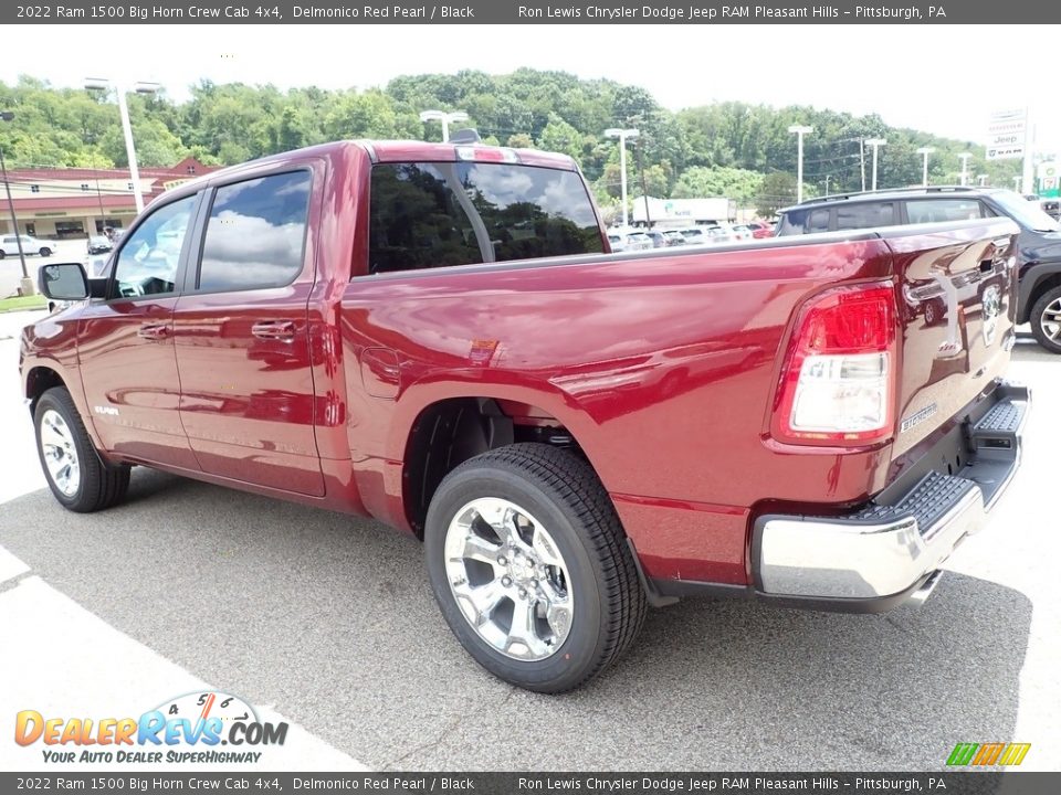 2022 Ram 1500 Big Horn Crew Cab 4x4 Delmonico Red Pearl / Black Photo #3