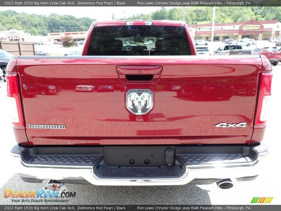 2022 Ram 1500 Big Horn Crew Cab 4x4 Delmonico Red Pearl / Black Photo #4