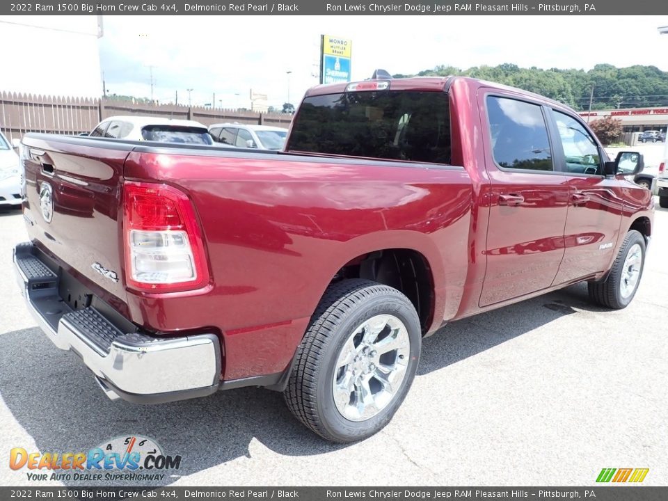 2022 Ram 1500 Big Horn Crew Cab 4x4 Delmonico Red Pearl / Black Photo #5
