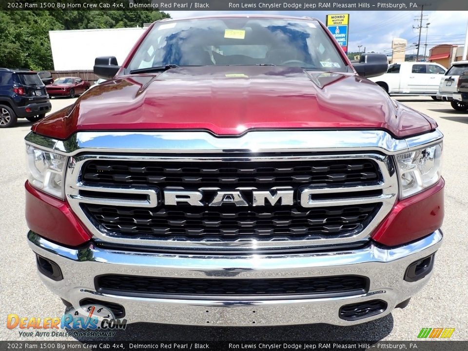 2022 Ram 1500 Big Horn Crew Cab 4x4 Delmonico Red Pearl / Black Photo #8