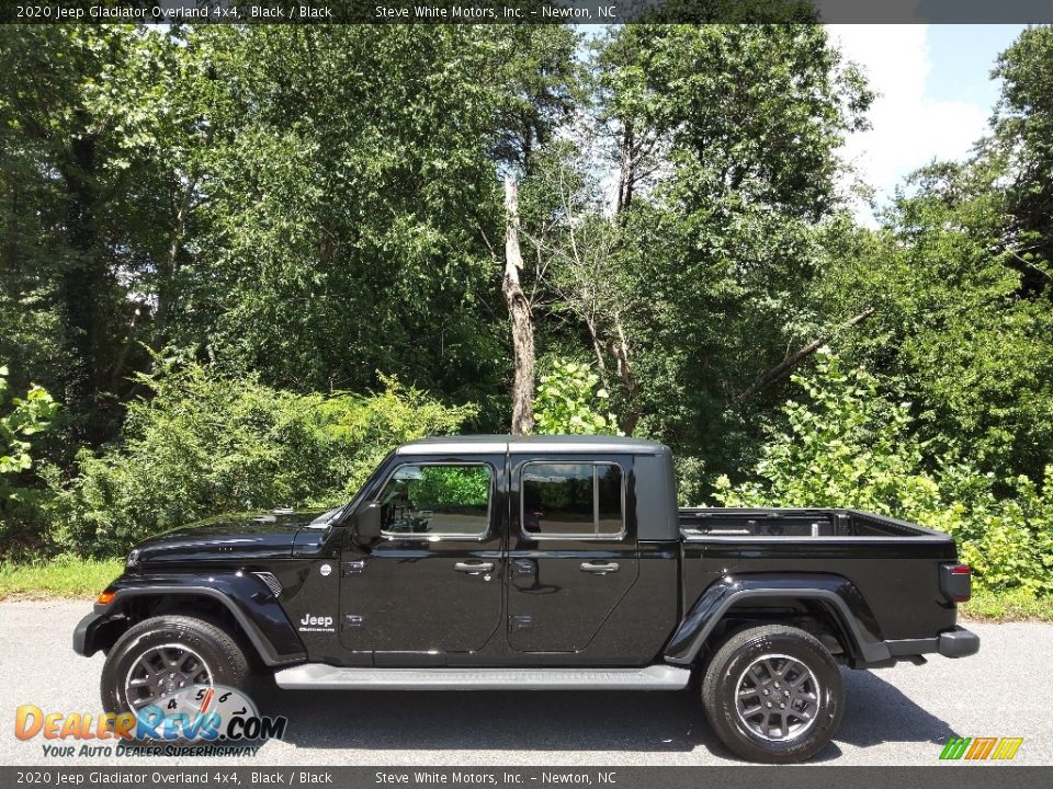 2020 Jeep Gladiator Overland 4x4 Black / Black Photo #1