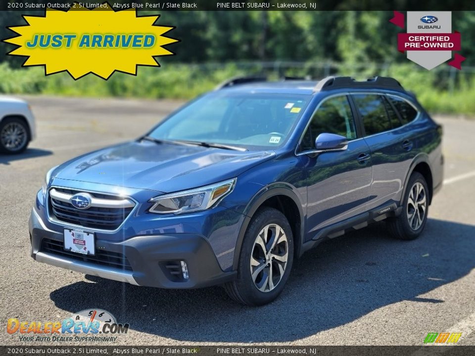 2020 Subaru Outback 2.5i Limited Abyss Blue Pearl / Slate Black Photo #1