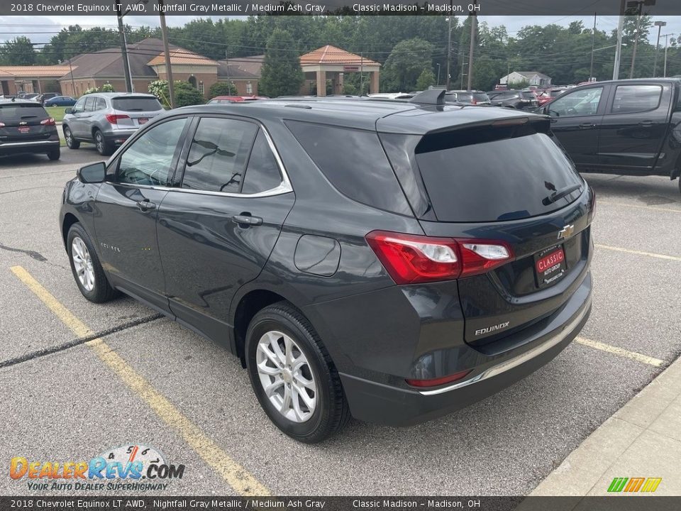 2018 Chevrolet Equinox LT AWD Nightfall Gray Metallic / Medium Ash Gray Photo #2
