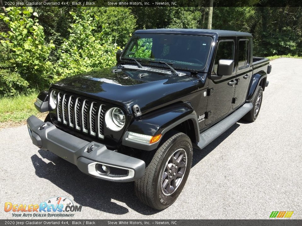 2020 Jeep Gladiator Overland 4x4 Black / Black Photo #2